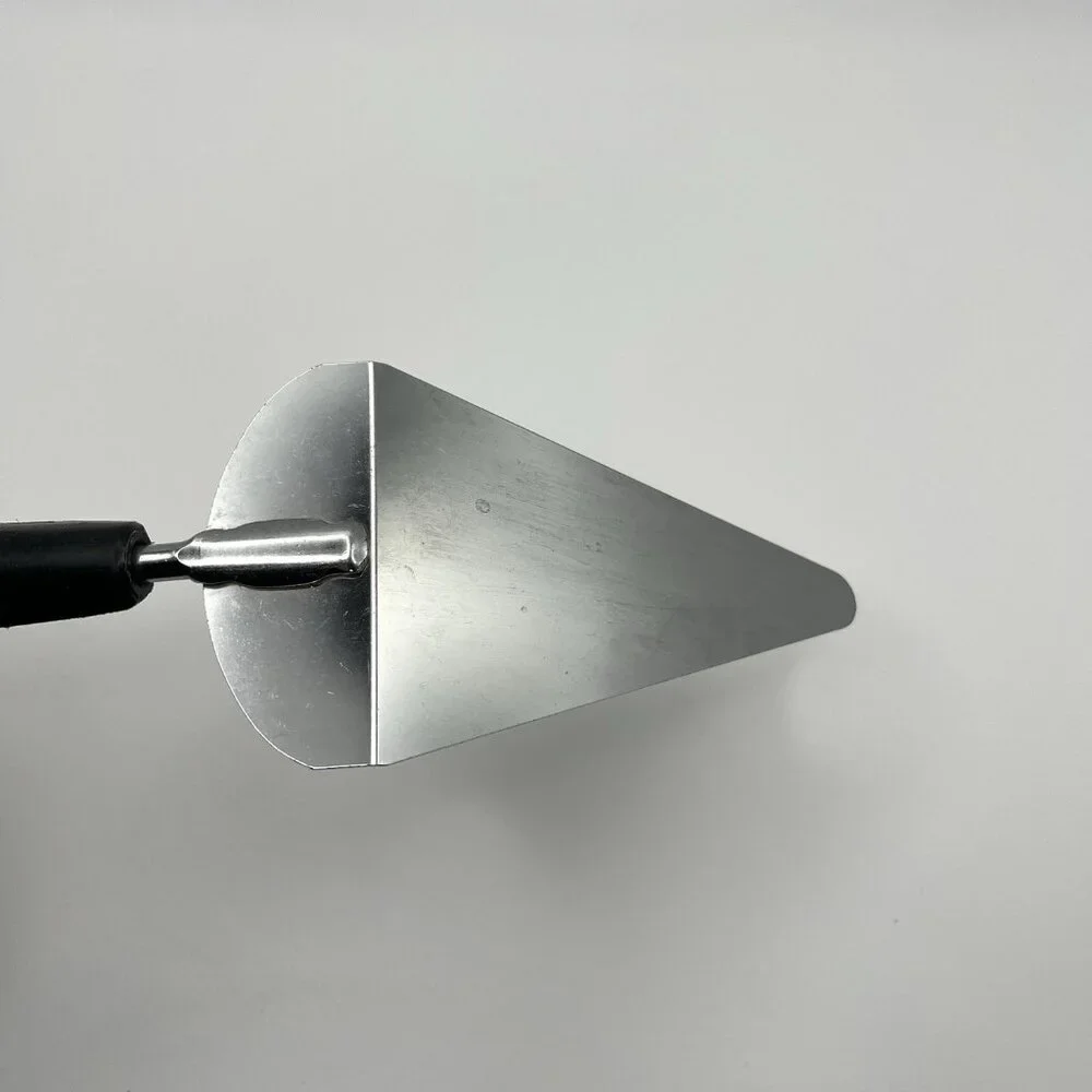 Vintage EKCO USA Pie Cake Server Black Handle Stainless Steel Kitchen Utensil